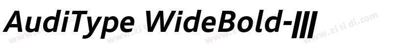 AudiType WideBold字体转换 AudiType WideBold字体转换